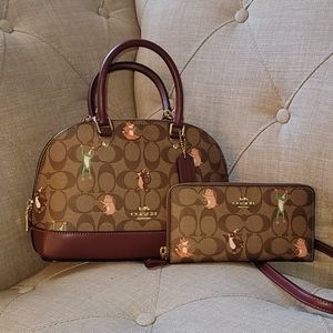 NWT COACH Wallet SET Mini Sierra Signature Satchel
